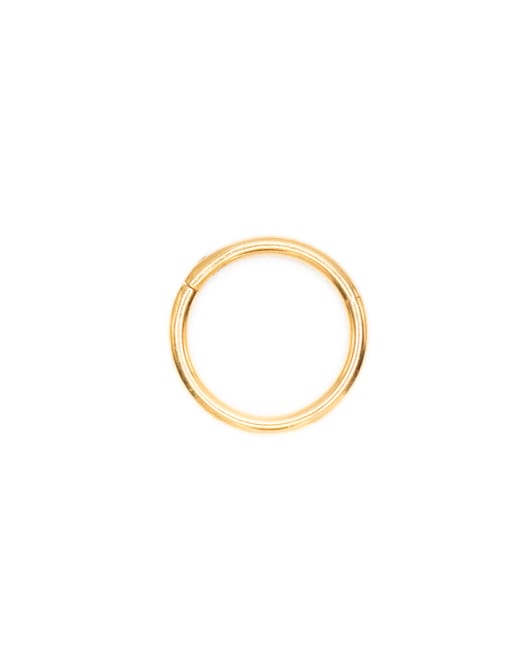 Lovisa - Boucles d'oreilles fines 6 mm en titane plaqué or - Doré, 3 de 3