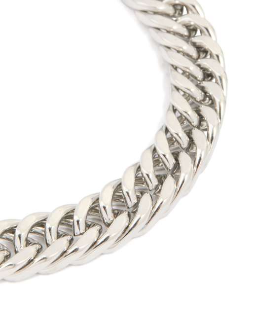 Lovisa - Bracelet en acier inoxydable étanche avec gros maillons cubains - Argenté, 2 de 3