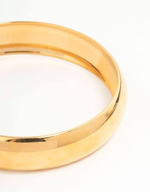Lovisa - Bracelet jonc effet bulles en acier inoxydable plaqué or résistant à l'eau - Doré, 2 de 3