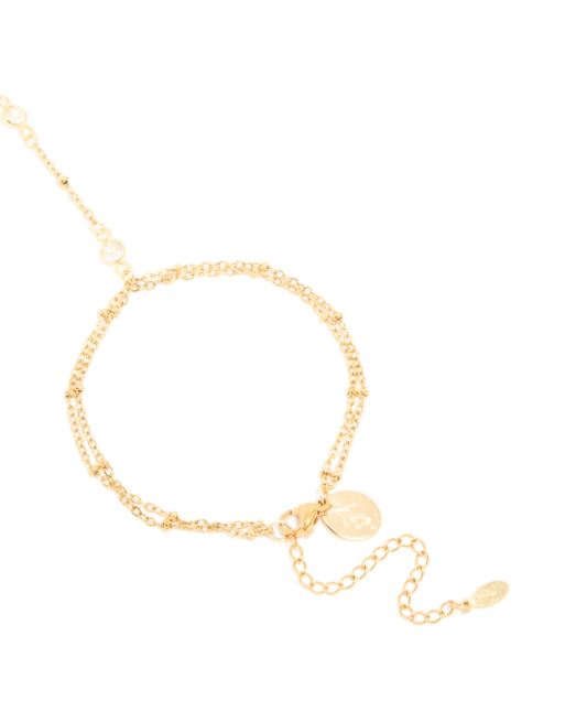 Lovisa - Chaîne de main multi-rangs en acier inoxydable plaqué or avec petites breloques ornées de zircons cubiques - Doré, 3 de 3