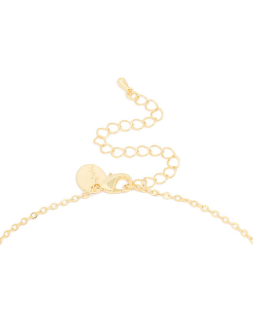 Lovisa - Collana a Y placcata oro con ciondolo a vite in zirconia cubica, 3 di 5