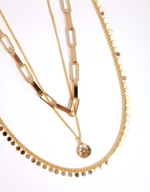 Lovisa - Collana multifilo color oro con campanellini