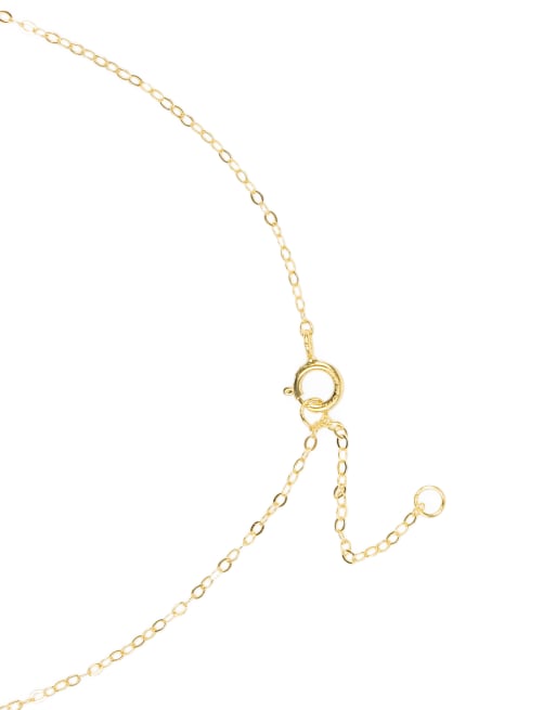 Lovisa - Collana rosario in argento sterling placcata tonalità oro con croce , 3 di 3