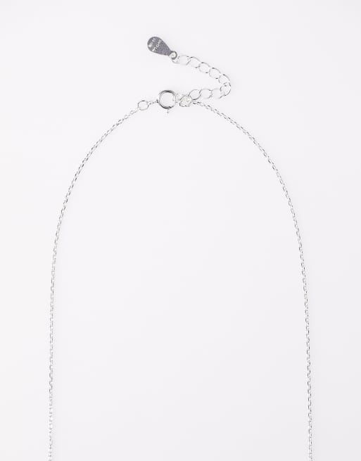 Lovisa - Collier avec pendentifs anneaux pavés en argent massif - Argenté , 3 de 3