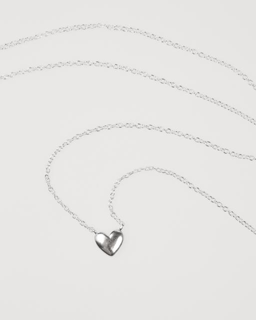 Lovisa - Collier en argent massif avec petit pendentif cœur bombé  , 2 de 3