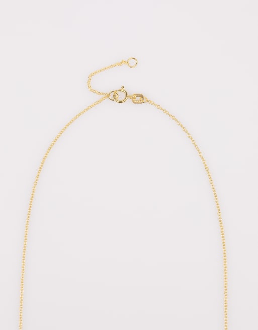 Lovisa - Collier en argent massif plaqué or avec perle et zircon cubique - Doré , 2 de 3