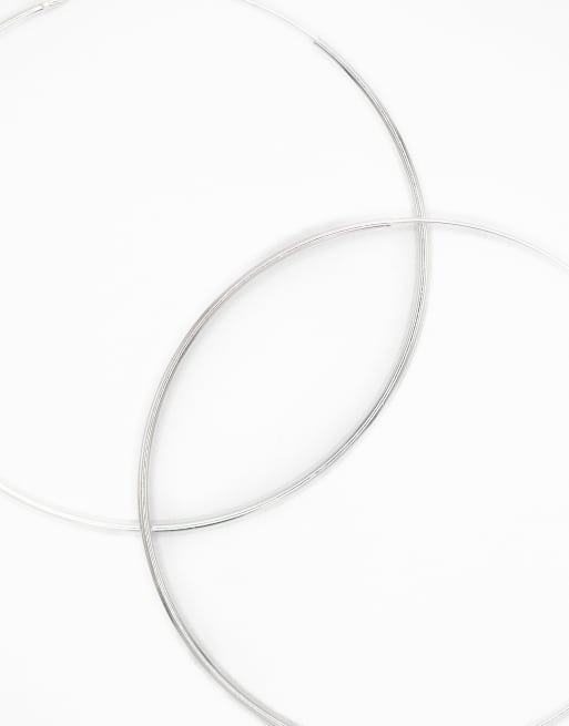 Lovisa - Créoles 50 mm en argent massif, 2 de 3