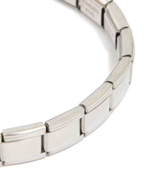 Lovisa – Elastisches Herrenarmband Herren aus wasserfestem Edelstahl mit Kettengliedern in Silber, 2 von 3