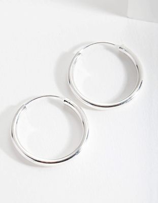 Lovisa - Glänzende Creolen aus Sterlingsilber, 25 mm Durchmesser
