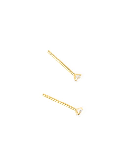 Lovisa gold plated sterling silver ball stud & hoop earring pack in gold, 3 of 3