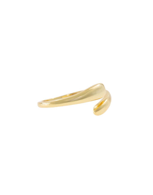 Lovisa Gold-plated sterling silver open ring in gold, 2 of 3