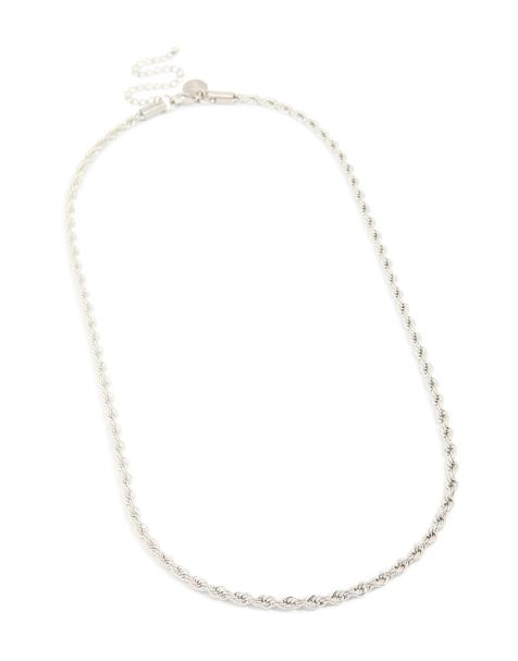 Lovisa - Grote gedraaide schakelketting van waterbestendig roestvrij staal in zilver - view 1