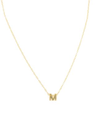Lovisa - Halskette aus vergoldetem Sterlingsilber in Gold mit Anhänger mit M-Initiale-Goldfarben