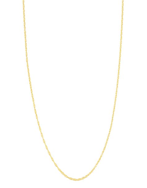 Lovisa – Halskette aus vergoldetem Sterlingsilber mit verdrehtem Design - view 1