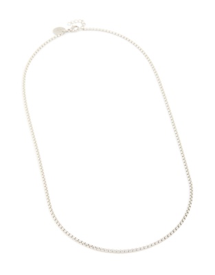Lovisa Mens waterproof stainless steel mini box chain necklace in ...