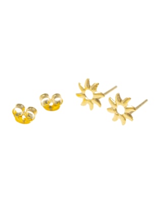 Lovisa - Ohrstecker aus vergoldetem Sterlingsilber in Sonnenstrahlen-Optik-Goldfarben