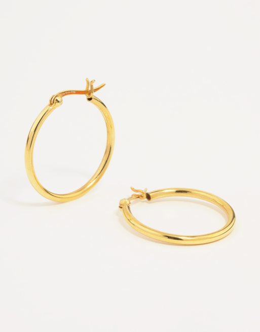 Lovisa - Orecchini a cerchio in argento sterling placcato oro