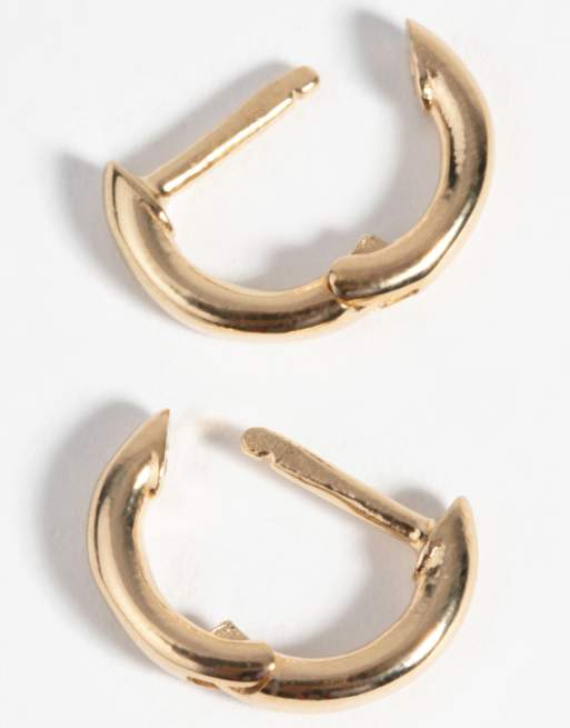 Lovisa - Orecchini a cerchio spessi in argento sterling placcati oro, 3 di 3