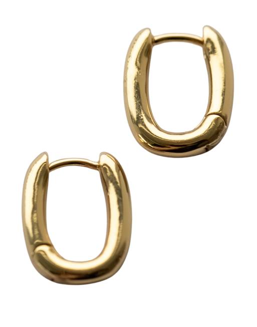 Lovisa - Orecchini ovali allungati in argento sterling placcato oro