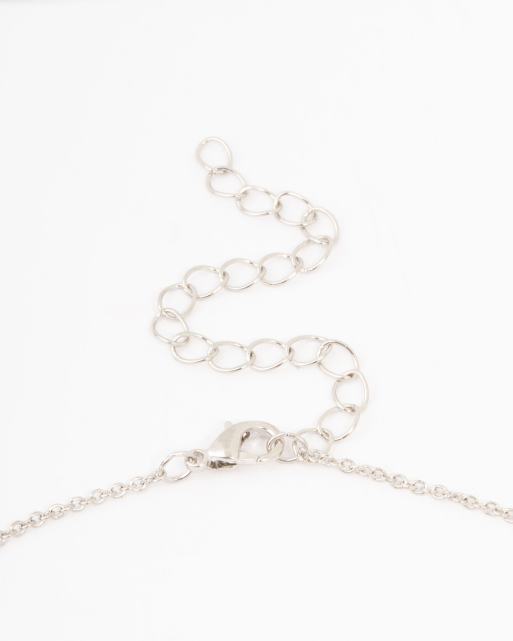 Lovisa - Parure collier et boucles d'oreilles avec diamants fantaisie en forme de poire - Argenté , 2 de 3
