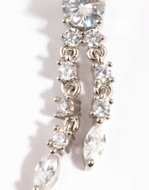 Lovisa - Piercing para el ombligo plateado con colgante de titanio, 3 de 3