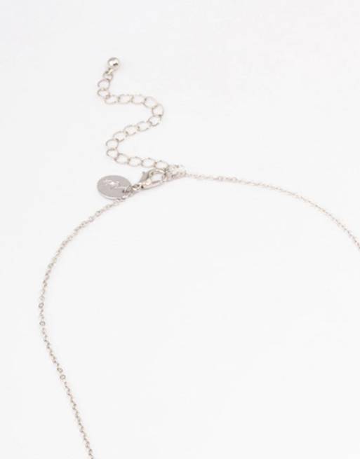 Lovisa Silver leafy cubic zirconia vine jewellery set in silver, 4 of 4