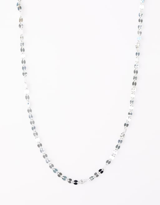 Lovisa Sterling silver mirror link choker in silver
