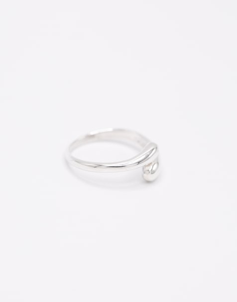 Lovisa Sterling silver open ring in silver - view 1