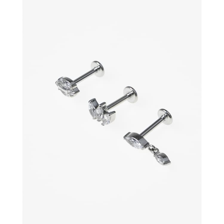 Lovisa flat back earrings hot sale