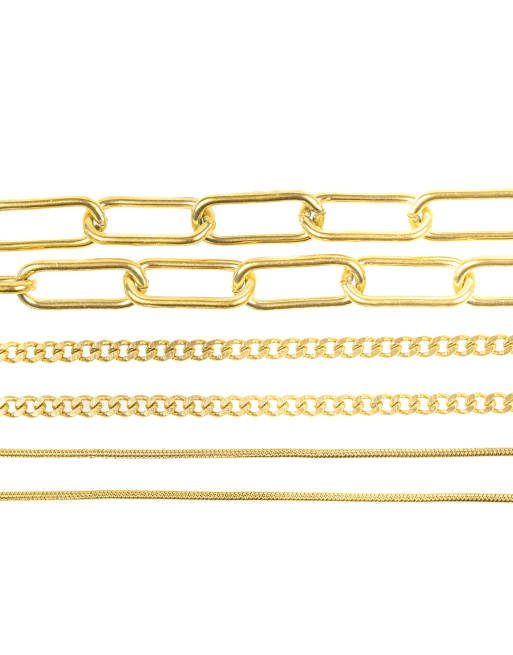 Lovisa Waterproof gold plated stainless steel pearl pendant statement layered necklace in gold , 2 of 3