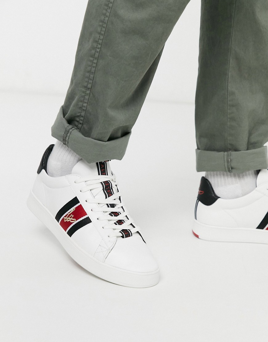 Loyalti - Sneakers bianche con riga laterale-Bianco