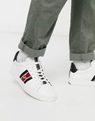 white loyalti trainers