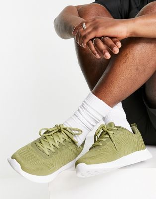 Loyalty and Faith athleisure runner trainers in khaki