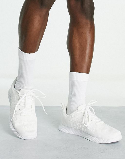 Loyalty and Faith athleisure runner trainers in white | ASOS