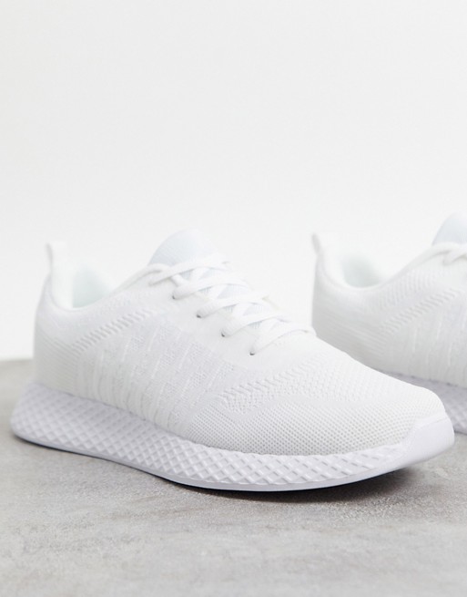 Loyalty and Faith athleisure runner trainers in white