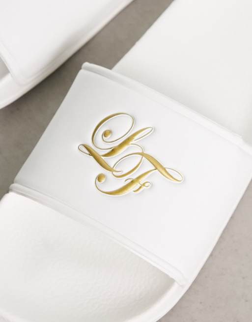 Loyalty and Faith - Claquettes de piscine - Blanc/doré, 2 de 4