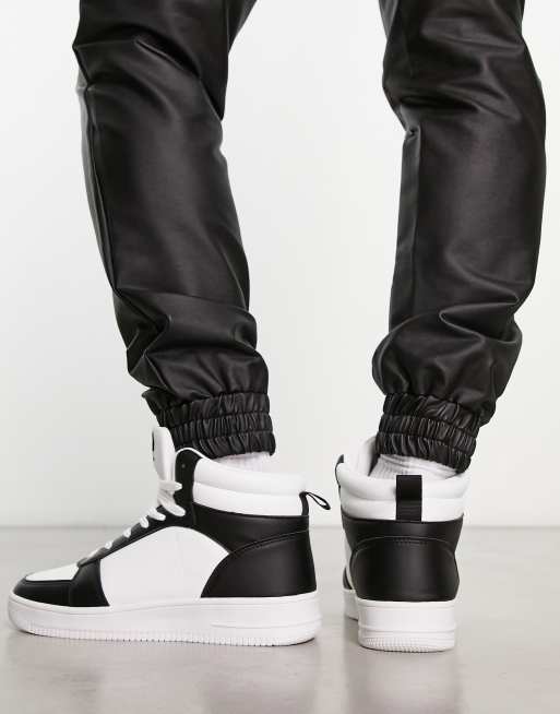 Loyalty and Faith hi-top sneakers in white/black, 2 of 4