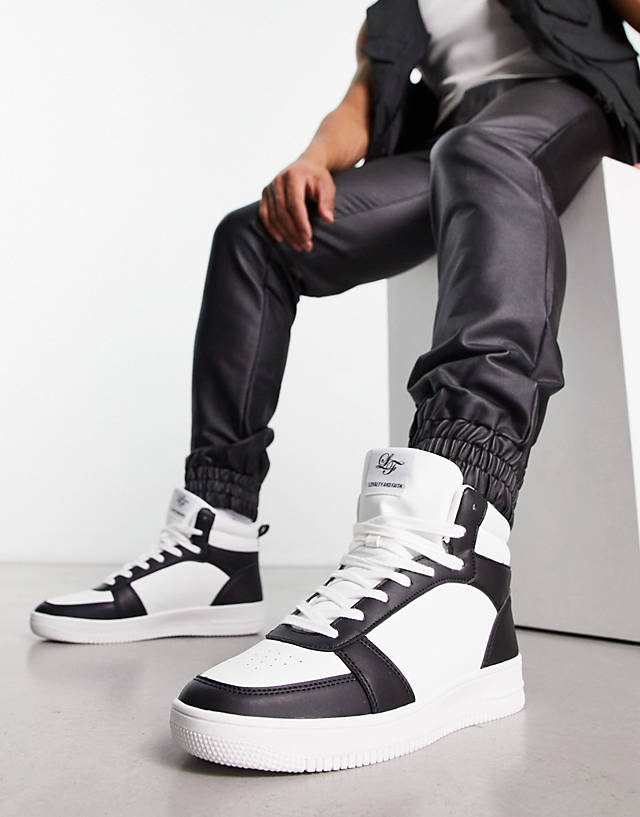 Loyalty & Faith - Loyalty and Faith hi-top trainers in white/black