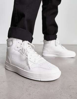 Loyalty and Faith – Knöchelhohe Sneaker in Weiß mit schwarzem Futter