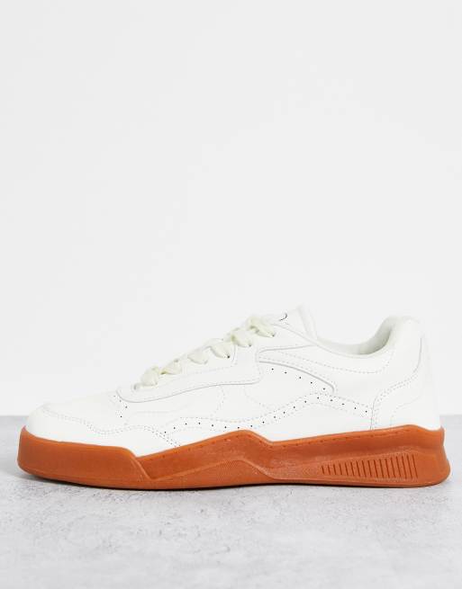 Loyalty and Faith retro basket sneakers in ecru/ gum sole