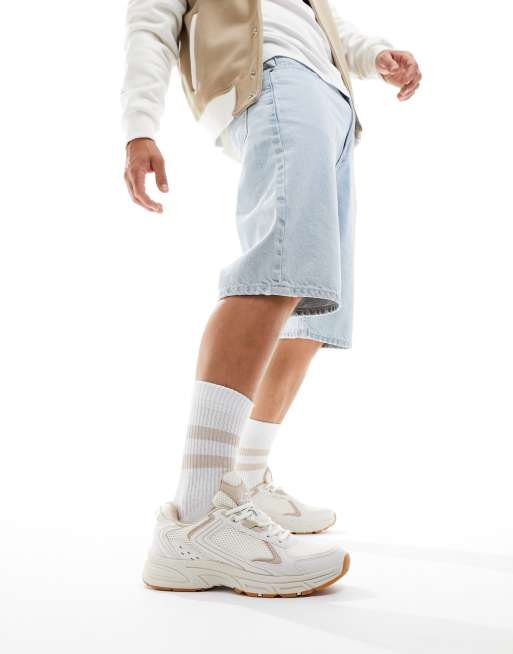 Loyalty and Faith – Retro-Lauf-Sneaker in Weiß