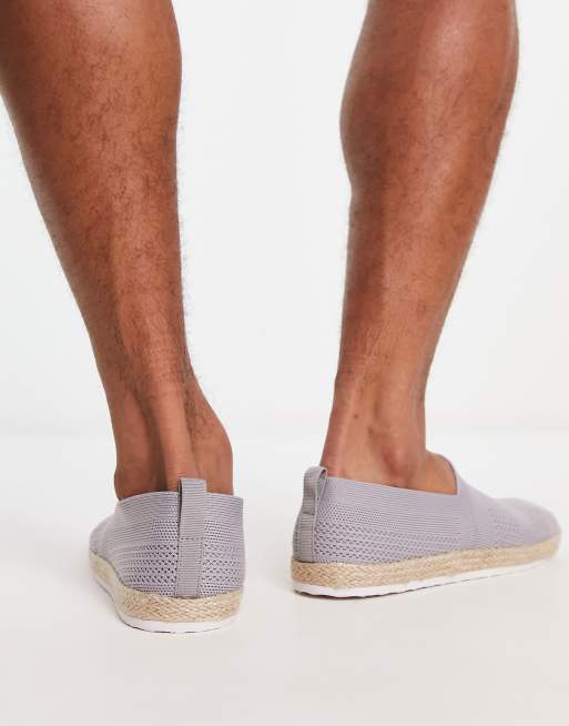 Grey espadrilles sales