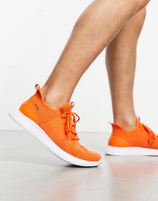 Loyalty and Faith runner sneakers in bright orange