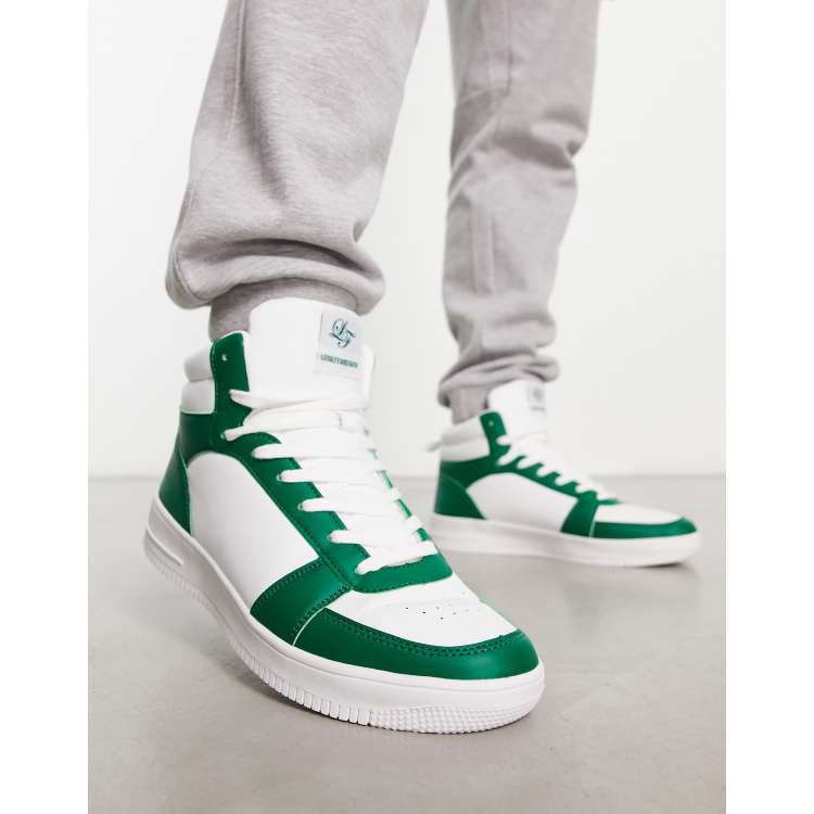 Green high 2025 top sneakers