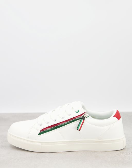 Side zip clearance trainers