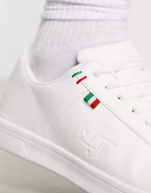 Loyalty & Faith - Terrence - Hvide sneakers med præget logo, 3 af 4