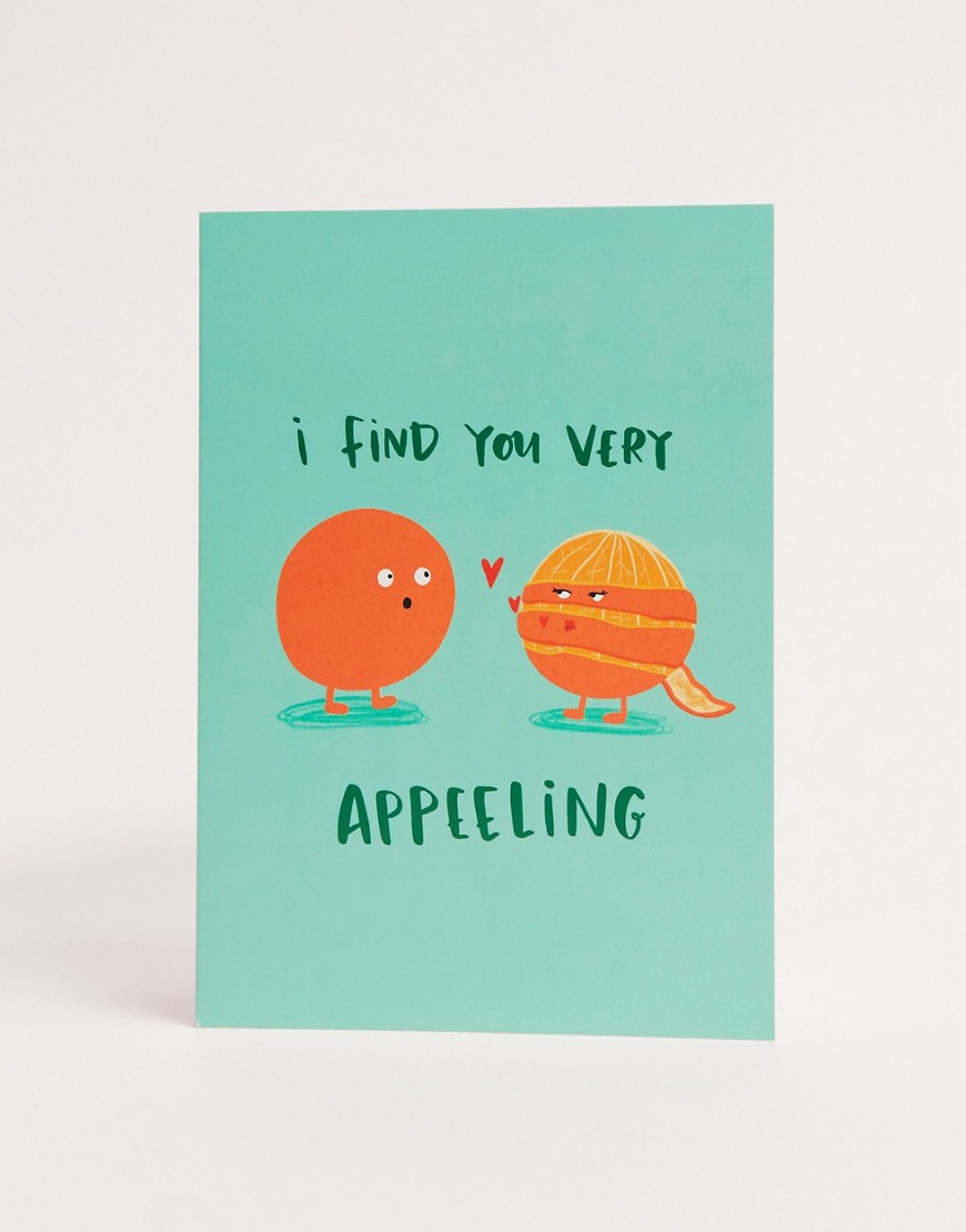 Lucy Maggie I find you very appeeling valentines card-Multi