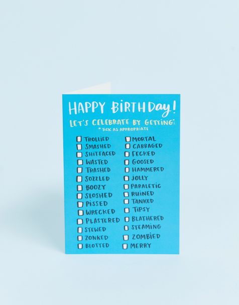 Lucy Maggie let's celebrate birthday card