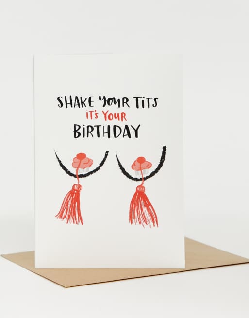 Lucy Maggie – Shake your Tits – Geburtstagskarte