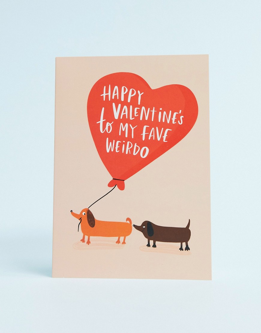 Lucy Maggie to my fave weirdo valentines card-Multi